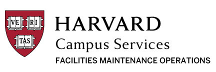 Harvard logo for Facilities Maintenance Operations